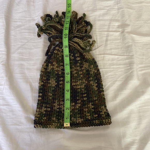 Handmade Crochet Camouflage Beenie SkiHat Toque Toboggan - Picture 2 of 3